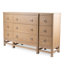 Commode 9 tiroirs Monterey - finition grès