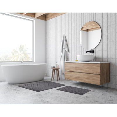 Ayotte Lattice Bath Rug Set