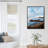 Seaside Wave Print On Canvas