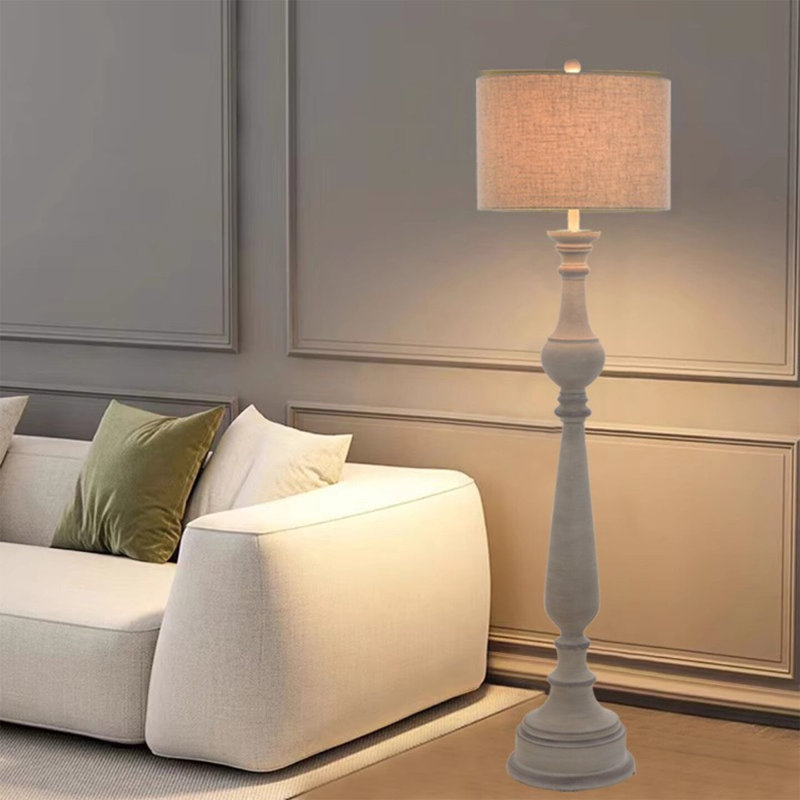 Lampe de salon américaine rétro et nostalgique, Blanc