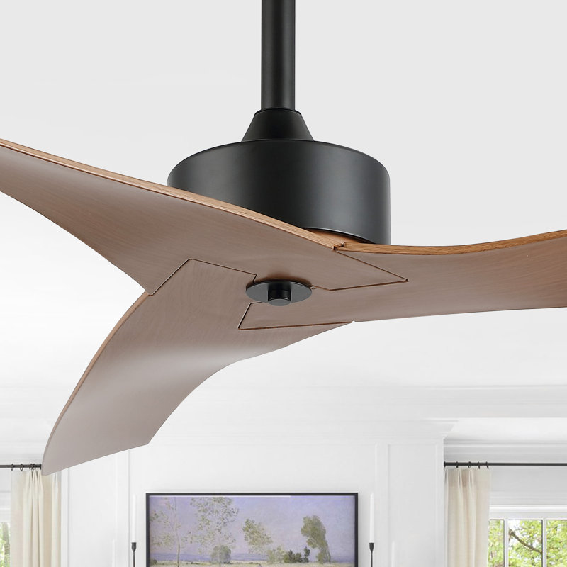 Artisha 50'' Ceiling Fan, Light Brown Wood Finish