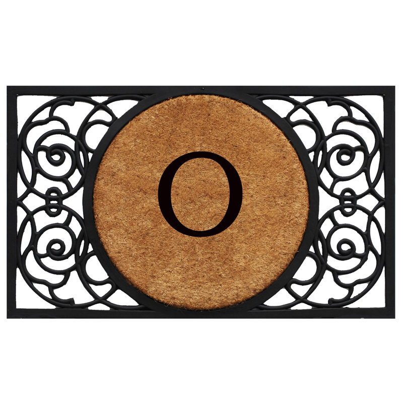 Cermenho Non-Slip Outdoor Doormat, O, Rectangle 22" x 36"