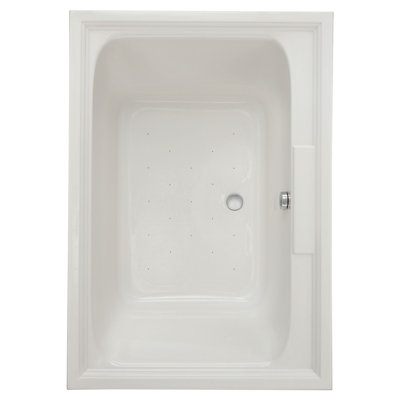 Town Square 59.5'' x 41.625'' Drop-In Air Fiberglass Bathtub
