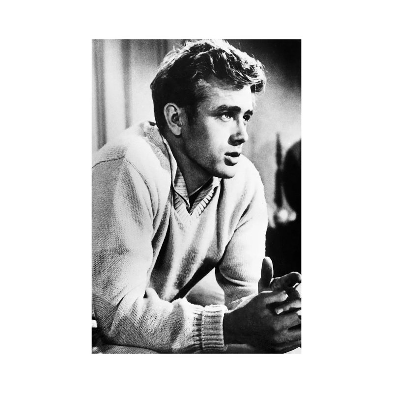 James Dean (1931-1955) - Wrapped Canvas Print, 30.48 cm H x 45.72 cm W