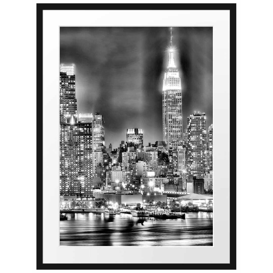 Gerahmtes Poster Skyline von New York