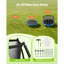 Trampoline d'extérieur, trampoline récréatif de 15 pi, trampolines approuvées par l'ASTM avec filet d'enclos et coussin épaissi, capacité de poids maximale de 470 lb, trampolines de jardin antirouille pour enfants et adultes