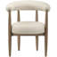Chaise rembourrée en cuir végétalien beige Sable-1333969588-1333969591
