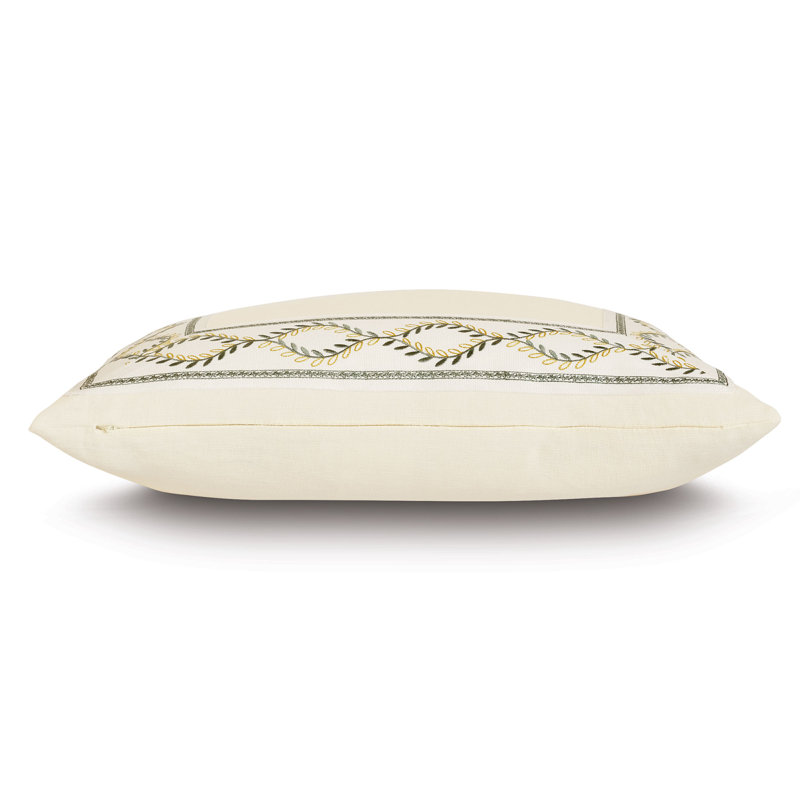 Marguerite Linen Square Pillow Cover & Insert