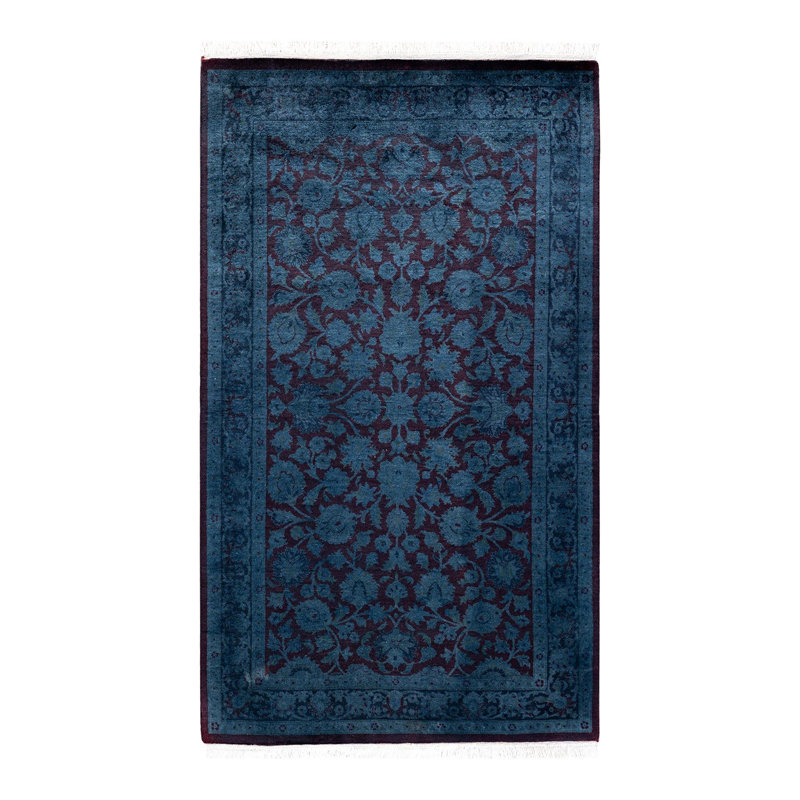 Fine Vibrance One-of-a-Kind 3' 1" X 5' 3" Hand Knotted Area Rug