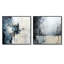 «Winter Abstract Landscape», 2 pièces-161995322-161995325