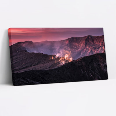 Art mural sur toile Volcanic Crater