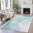Machine Washable Indoor/Outdoor Xhevrie Seafoam Rug-111924987