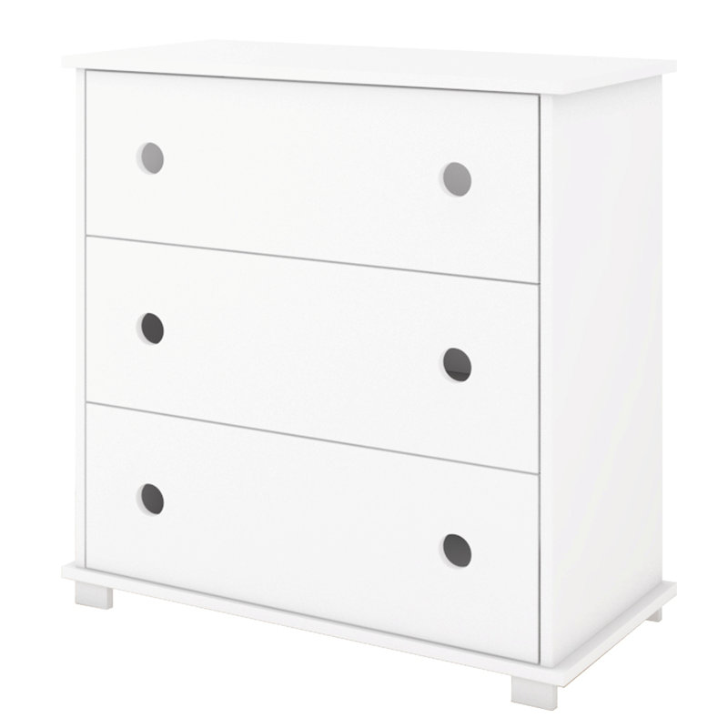 Judd 3 - Drawer Kids Dresser, White