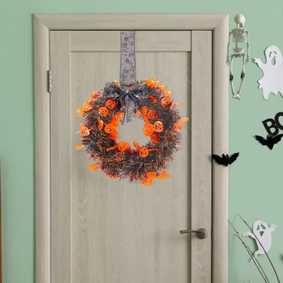 Halloween bow Bow ribbon Pumpkin Skull Bat Terrifying Unique Convenient Full of festive atmosphere Interesting