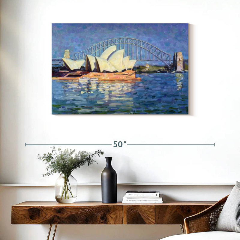 Rorry Sydney Opera House Morning, 24" H x 36" W