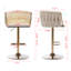 Tabouret pivotant à hauteur réglable Charolet-560373984