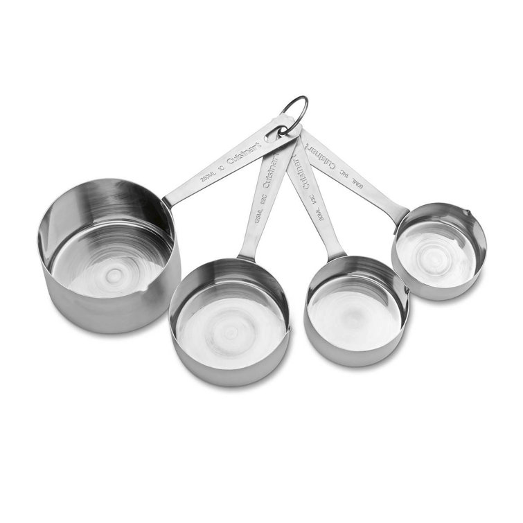 Cuisinart 4-Pieces Stainless Steel Measuring Cup Set