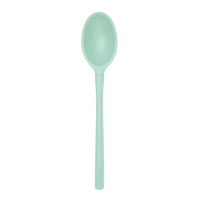 Tovolo Flex-core Non-stick All Silicone Small Deep Spoon Kitchen Utensil For Mixing, Scooping And Serving – Heat-resistant, Dishwasher Safe & Bpa Free - Aqua