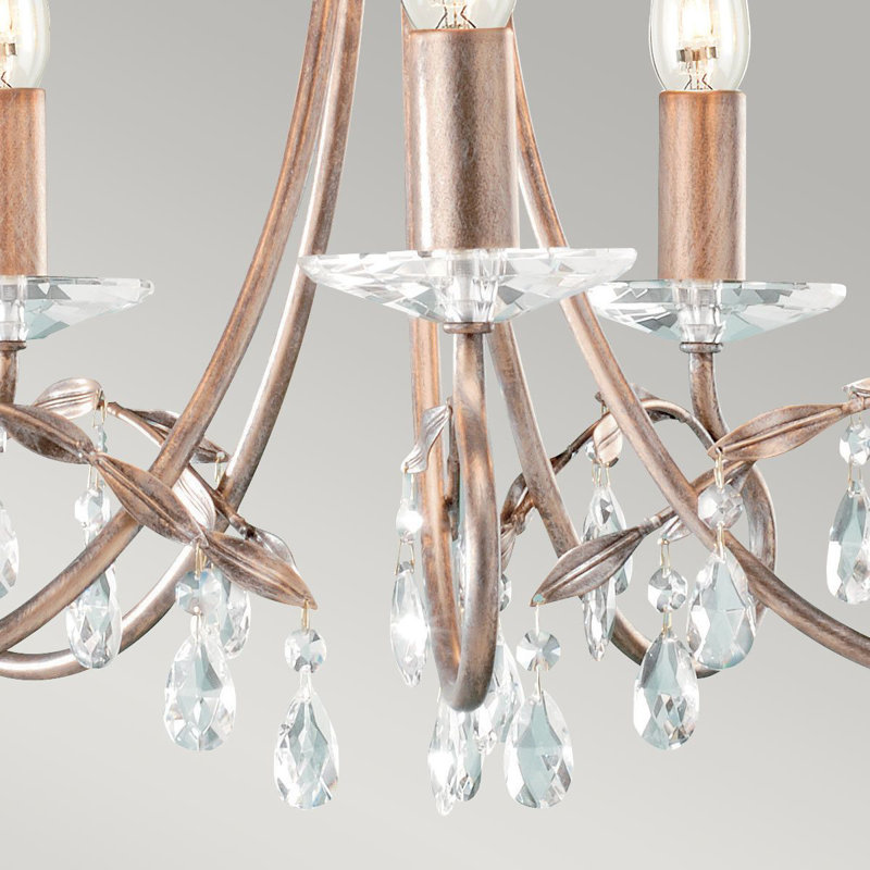 Bardin 5 - Light Candle Style Chandelier