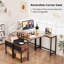 Abduallah L-Shaped Writing Desk