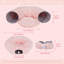 Tunnel pour chat en peluche transformable 3-en-1 avec lit pour chat d'intérieur - rose, rond-1154086968