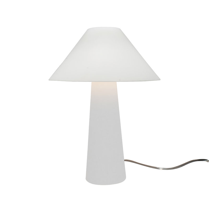 Lampe de table en céramique Caroldine, Bisque