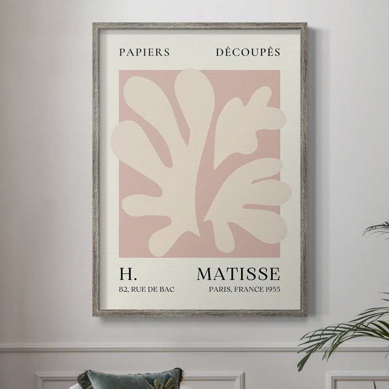 Matisse CL III, reproduction d'art encadrée - bois massif, H 30 po x l 24 po