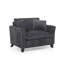 Fauteuil en velours côtelé l 46 po-1561417197