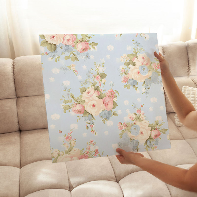 Floral Floral VII, reproduction d'art sans cadre, H 12 po x l 12 po