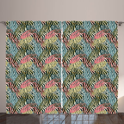 Semi Sheer Curtain Pair