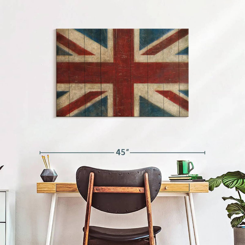 Borges Union Jack, 24" H x 36" W