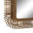 Brown Wood Tribal Handmade Woven Room Wall Mirror
