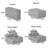Modern Oversized Modular Sectional Sofa with Ottoman-1677345628