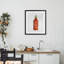 Iconic Hot Sauce Bottle Under Glass, art encadré par Rylen McNett-632330438-632330441