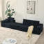 Canapé modulaire 110 po avec repose-pieds Cloud-1973056462