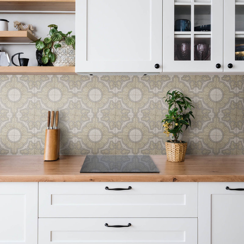 Baskett 50x100 cm Pvc Singular Tile in Beige