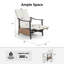 Fauteuil inclinable d'extérieur moderne en métal avec dossier réglable et repose-pieds (1 pièce)