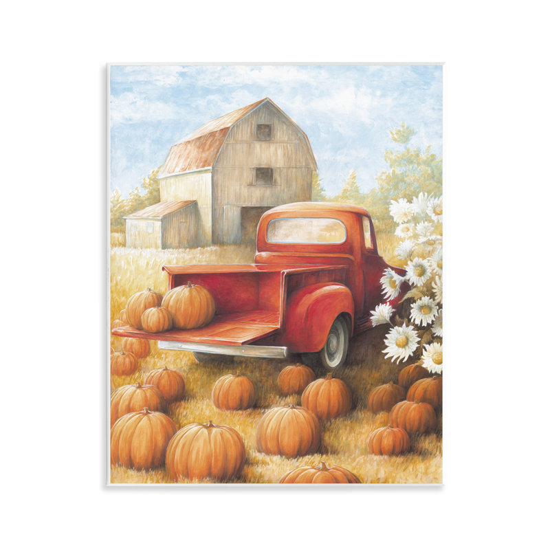 "Pumpkin Harvest", impression sur plaque par White Ladder