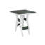 Berlin Gardens Harbor Regular Top With White Base Square Bar Table-526806368-526806369