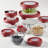 Glass Food Storage - Set of 15 Containers and 15 Lids
