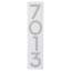 Floating Modern 3" Number Vertical Address Plaque (4 Digits)-435911256-435911200-435907216