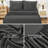 Andency Oversized Queen Comforter Set 7 Piece Dark Grey - Bed in a Bag Oversized Queen Boho Lightweight Fluffy Tufted Bedding Sets with Comforter, Sheets, Pillowcases & Shams-124621816-124621815