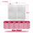 Double Aluminlum Mirror 80'' Single Glass Pane Metallic Sliding Closet Doors-98097849