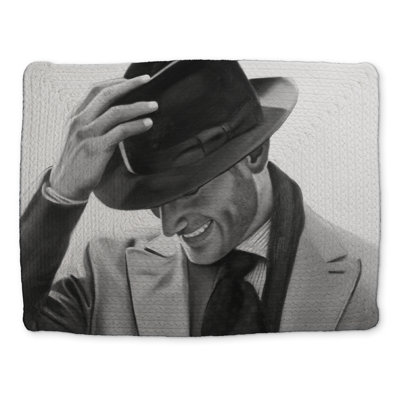 White Braided Polyester Placemat | Well-dressed Man Decor