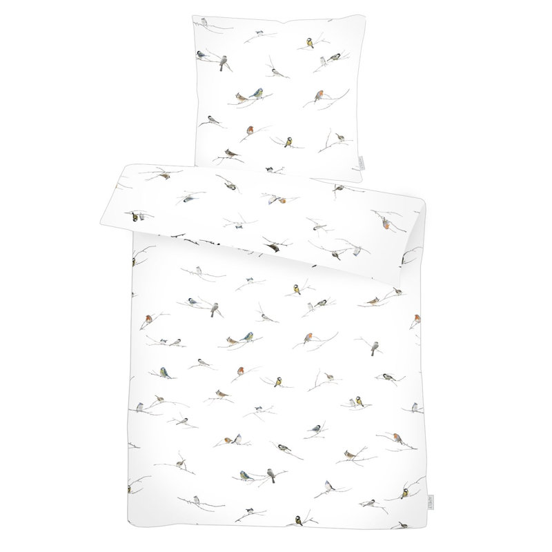 Winterwelt No Pattern Duvet Cover Set with Pillowcases, 135 x 200 cm - 1 Pillowcase 80 x 80 cm