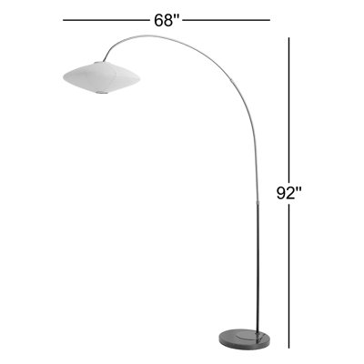 Roswell 92" Linen Floor Lamp