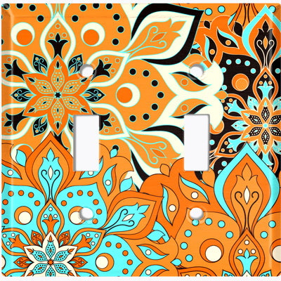 Patterned Toggle Light Switch Standard Wall Plate