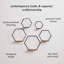 Gardner 5 Piece Hexagon Floating Shelf-130254651