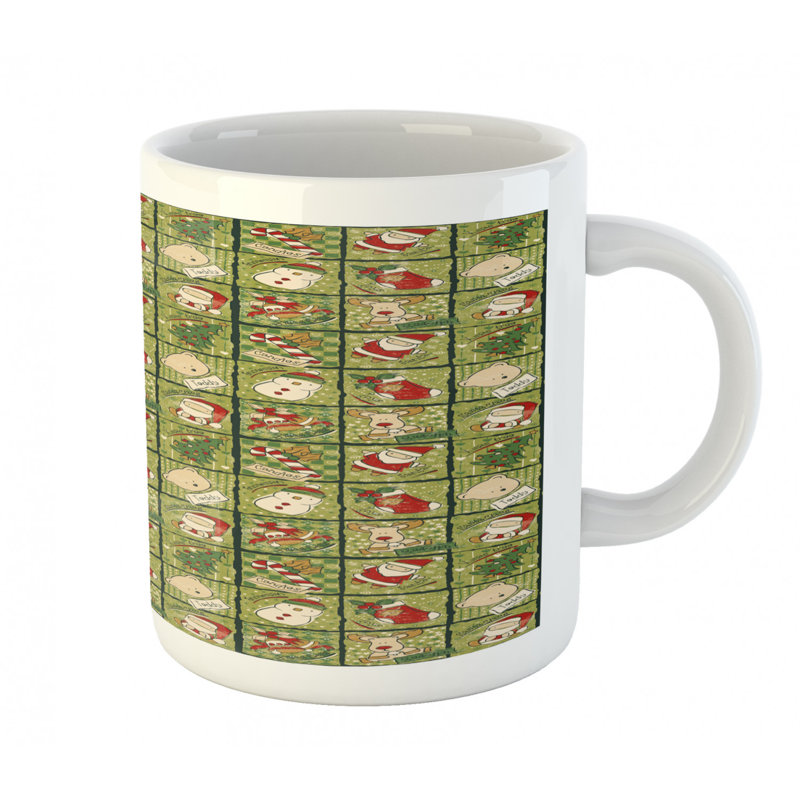 Grande tasse à café de père noël