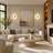 Traditional 1-Light LED Round Alabaster Wall Sconce 